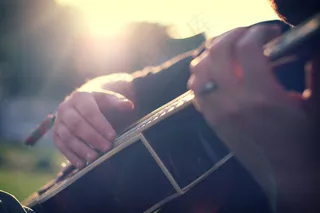 ich bin traurig wenn du gehst,人物特写,长号,,吉他演奏手