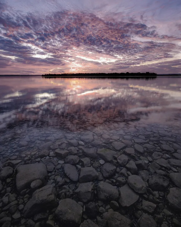 江河,地板砖,树,天空,街道,美丽的十月天空