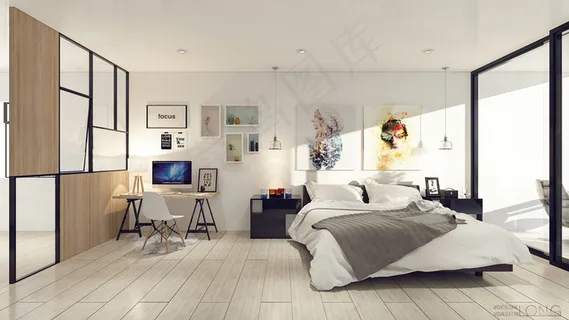 床,室内,房间内景,电视背景墙,酒店房间,GR公寓 床,室内,房间内景,电视背景墙,酒店房间,GR公寓