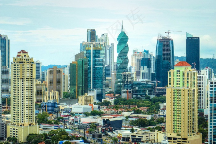 建筑,都市夜景,上海外滩,鸟瞰图,街道,**城的HDR