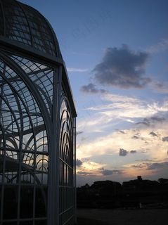 桥梁,雷达,鸟笼,飞盘,体育场馆,JardimBotânico-库里提巴