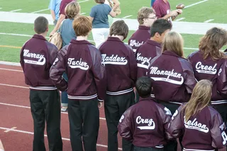 足球运动,米尔沃,皇马队,棒球比赛,NBA,返校回家的字母夹克16Sept2011 b_4092