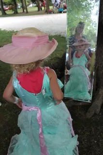 美女,沙滩帽,婚纱,女孩,兔子灯,儿童节-打扮