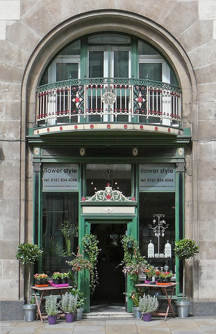 沿街店面,民居,门,窗,建筑,曼彻斯特码头街花店