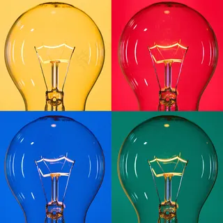 灯泡,白炽灯,气球,香水-CalvinKlein香水,,沃霍尔的灯泡