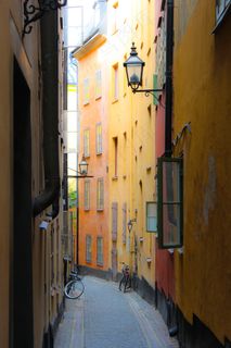 巷道,城市街道,门,建筑,民居,斯德哥尔摩