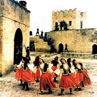 长城,城楼,城垣,历史遗迹,建筑,阿塞拜疆民族舞蹈-Yallı