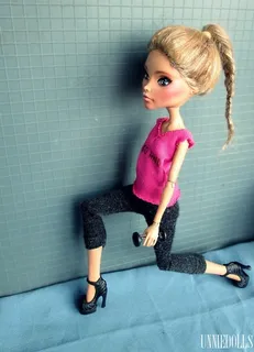 女孩,美女,芭比娃娃,卡通动漫人物,玩具娃娃,Gym Girl-克利奥·尼罗定制娃娃