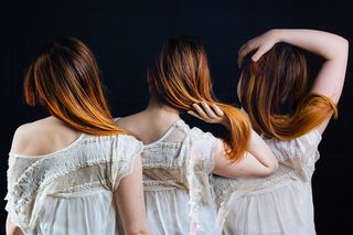 头发,美女,秀发,女人,吊带睡衣,发型师