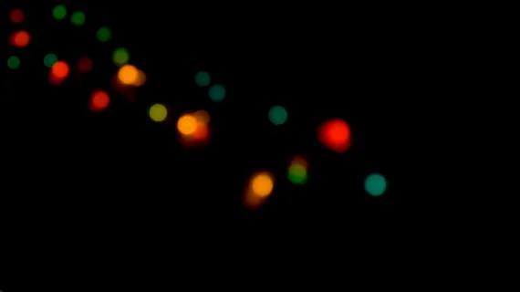 童话般的灯光颜色