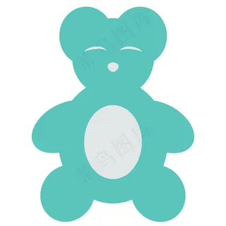 泰迪熊Aqua剪贴画
