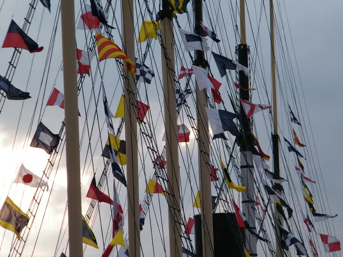 帆船,旗帜,裙子,,SS英国国旗