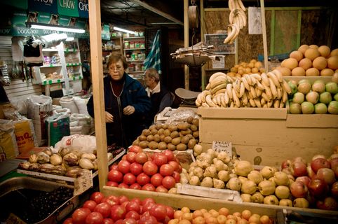 水果摊,商店商场,蔬菜水果零售商,玉米,露天市场,梅尔卡多