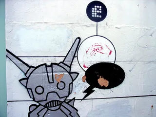 卡通动漫人物,图画,绘画,工笔画,街头涂鸦,沉默的谈话