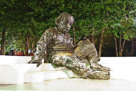 大灰猫头鹰,斑点猫头鹰,灰林鸮,猫头鹰,纵纹腹小鸮,爱因斯坦雕像