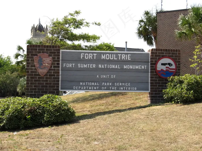 莫尔特里堡，萨姆特堡国家纪念碑，南卡罗来纳州查尔斯顿