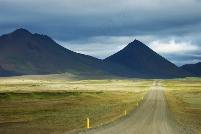 天空,山峦,风景,湖泊,草原,离这很远