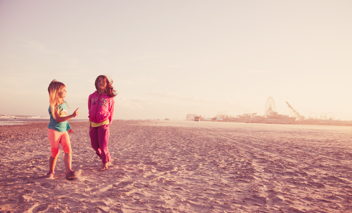 海洋,沙漠,天空,女孩,美女,怀尔德伍德2013