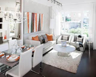 装修效果图,室内一角,公寓设计,客厅餐厅,套房家具,梅菲尔广场-客厅