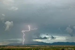 雷电灾害,闪电,天空,风景,亚利桑那闪电