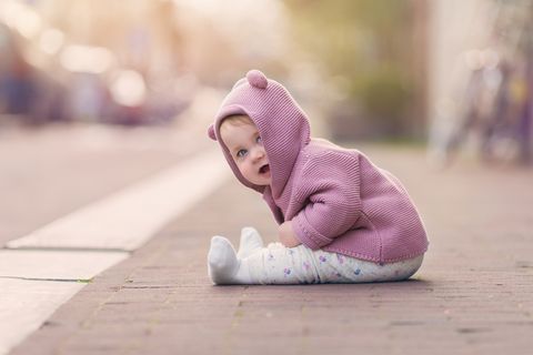 婴儿,小孩,美女,床,手编帽,达西