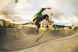 玩滑板,表演滑板,卡通动漫人物,飞机,图画,滑板滑板版权所有AndréPereira