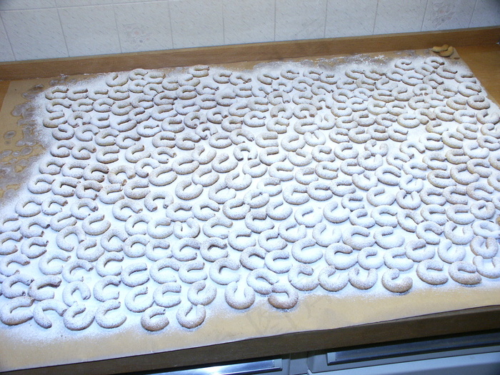 Vanillekipferl在derAbkühlphase...