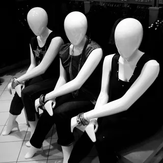 矢量剪影,摇滚乐团,时装T台,人体,肌肉男,不露面的女士