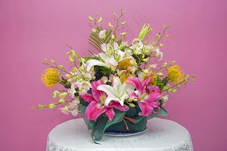 花束,艺术插花,花卉,盆栽植物,菊花,插花