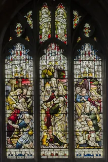 彩绘玻璃窗，圣詹姆斯教堂，劳斯