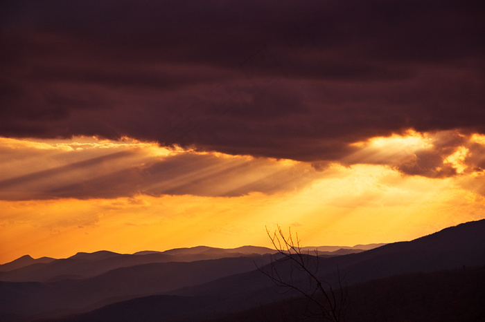 霞光,天空,床单,被子,模糊图片,蓝脊大路神光线