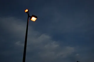 路灯/街灯,街灯,灯,飞机,天空,灯光