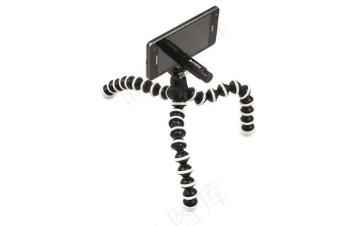 相机三脚架,相机支架,折叠谱架,话筒支架,手机架,带电话和GorillaPod的SmartMount