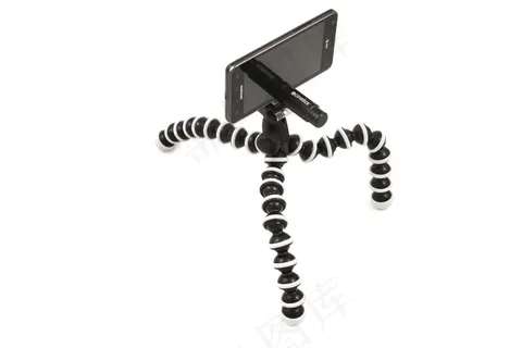 相机三脚架,相机支架,折叠谱架,话筒支架,手机架,带电话和GorillaPod的SmartMount