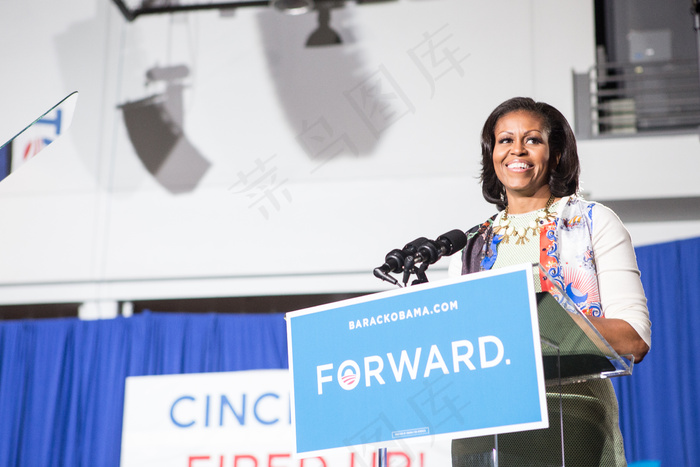 米歇尔·奥巴马（Michelle Obama）在辛辛那提-10月2日