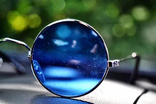 眼镜,蓝晶石,戒指,蓝宝石,蓝水晶,复古太阳镜