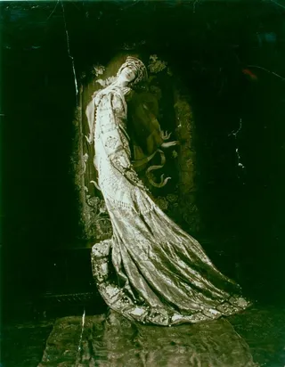 婚纱,裙子,绘画,婚纱写真,佛像画,露丝·圣丹尼斯（Ruth St.