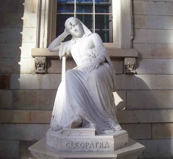 雕像,石刻,建筑,美女,女孩,埃及艳后