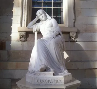 雕像,石刻,建筑,美女,女孩,埃及艳后