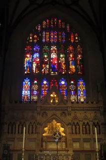 纽约-斐迪：三一教堂-威廉·贝克豪斯·阿斯特，高级纪念祭坛和雷德多斯