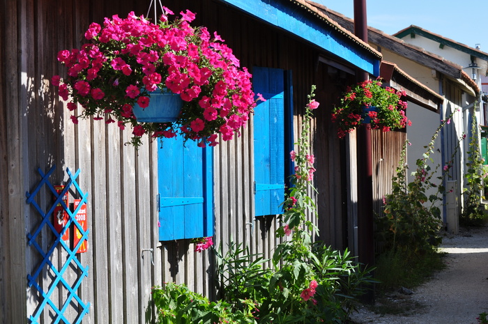 Cabane depêcheurs，Piraillan港，阿基坦大区吉伦特省的普雷弗雷角