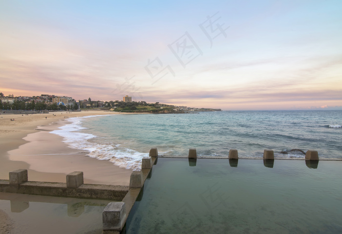 海洋,湖泊,天空,江河,风景,悉尼库吉海滩