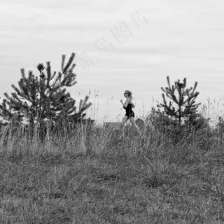 草原,短叶丝兰木,栅栏,粮田,历史遗迹,P1120466