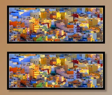 多彩的山坡邻里在里斯本，葡萄牙在早晨的阳光