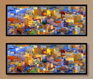 多彩的山坡邻里在里斯本，葡萄牙在早晨的阳光