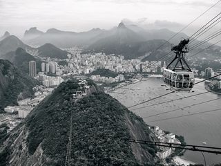 山峦,冰雪,自然/人文景观,索道缆车,云雾,[2006]里约热内卢