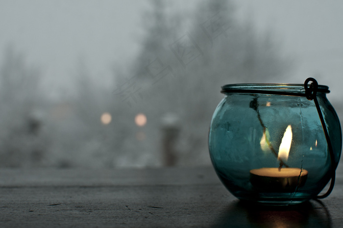 轿车,孔雀绿釉,油灯,香薰,玻璃烛台,冬天的温暖