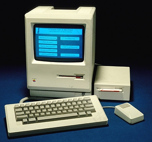 软磁盘,电脑,收款/POS机,显示屏,多译通,1985年以来的Apple Macintosh（序列号1）计算机