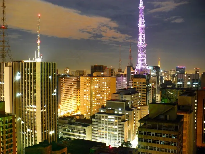 都市夜景,夜上海,街道,夜景摄影,上海滩,Torre Digital（mais luz）