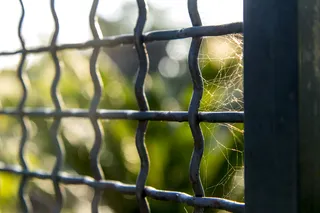 菱形网,栅栏,卷铁丝网,围栏,铁丝栏杆,最直线